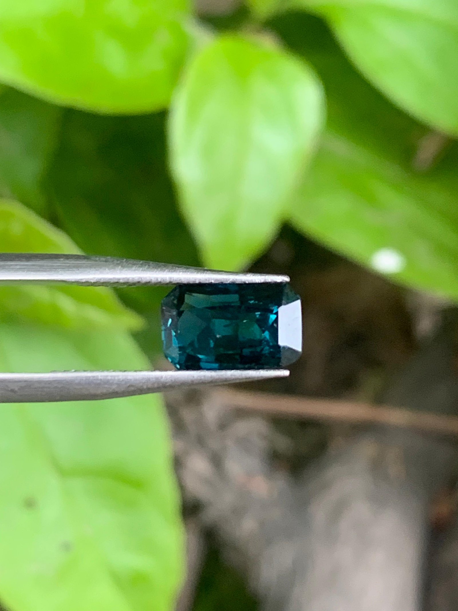 Natural Blue‑black Tourmaline Gemstone