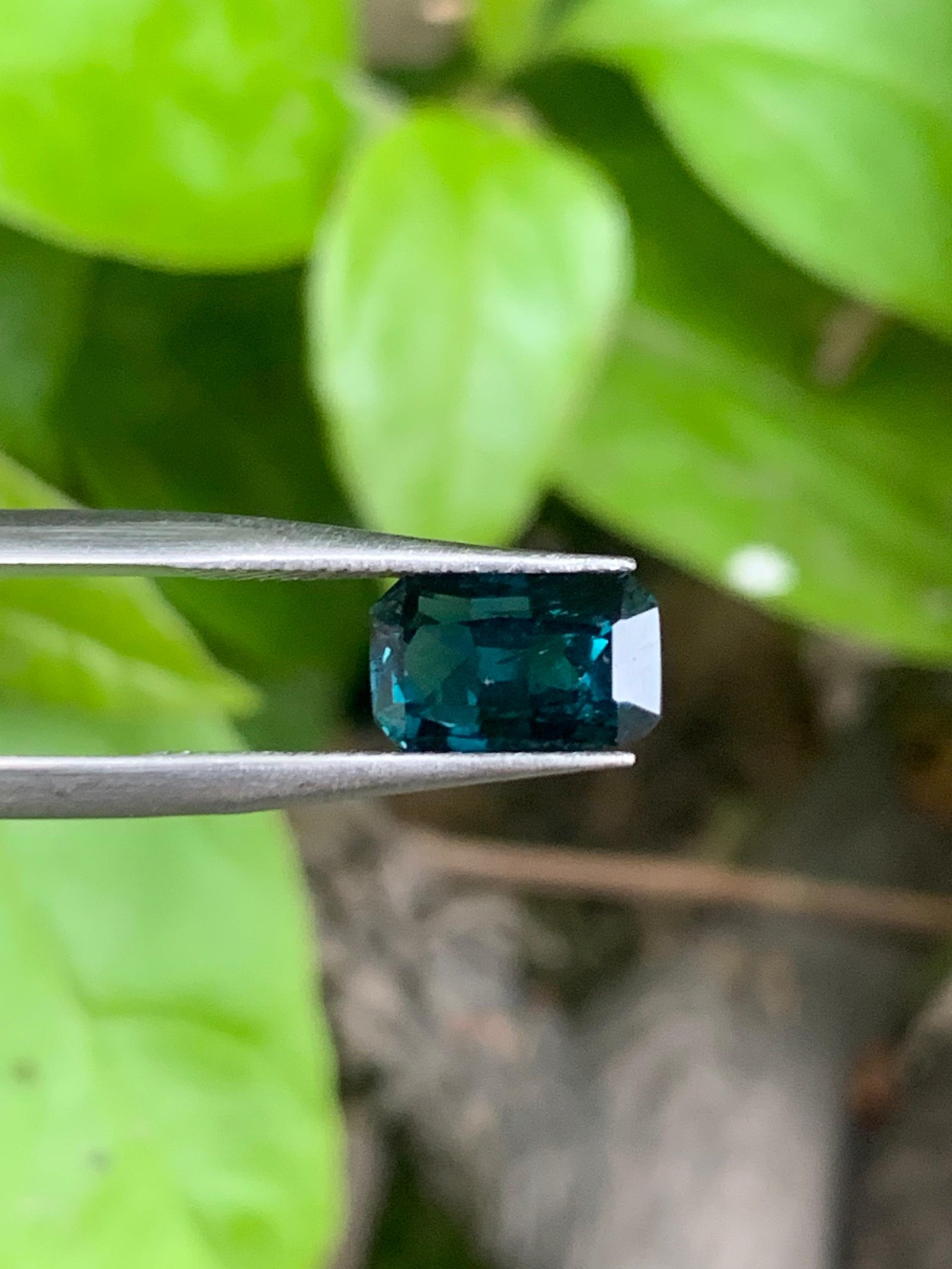 Natural Blue‑black Tourmaline Gemstone